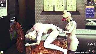 suggestive asian ass tease from bald beauty up close