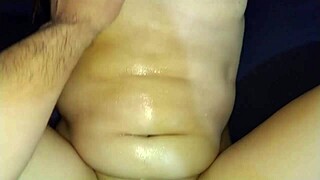 hey friend's boyfriend massages me then slides long white cock in