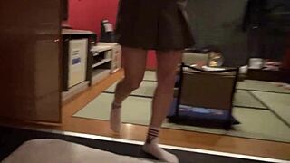 pregnant one month uniform girl sells body for cash