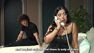 sharing bed with stepmom ignites his wild mommy fantasy roleplay fuck