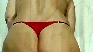 mireladelicia dances in see-through dress squirts on giant homemade dildos.