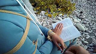 wanna watch sofi tied up against the sea reading that book pov?