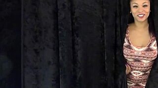 wanna meet this smothering black beauty's big natural tits in casting?