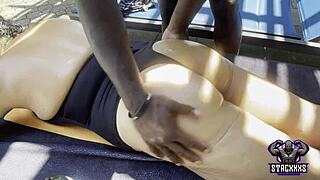 check out stacxxxs hawaiian angel riding bareback poolside all day