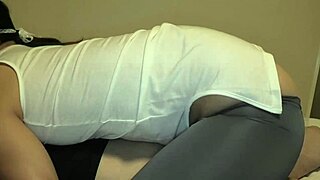 japanese mature wife straddles cheating lover kissing tight while grinding in close cowgirl sex