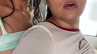 we snagged our neighbors phone now watch our lesbian surprise sex on it