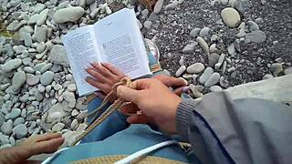 wanna watch sofi tied up against the sea reading that book pov?