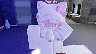 rough pov pounding during wild roblox gaming session