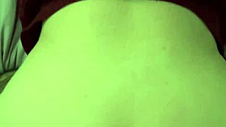 My big ass got him hard he fucked me doggystyle and came on it