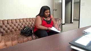 bbw ebony peaches endures brutal anal casting pain in california