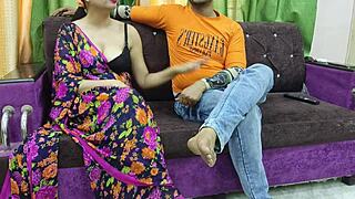 horny indian saas begs damaad ji to fuck her ass first time in leggings homemade