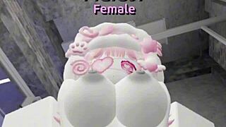 rough pov pounding during wild roblox gaming session