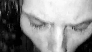 Rhonda Deepthroats Monster Cock Swallows Every Cum Drop Closeup