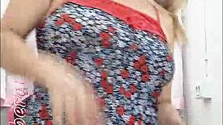 Blonde Shows Wet Pussy Toys Buttplug Motel Fuck Invite