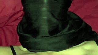 check out these massive arab muslim hijab boobs bouncing wild