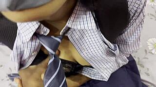 asian college girl dives into hardcore sex experiment pounding her tight pussy