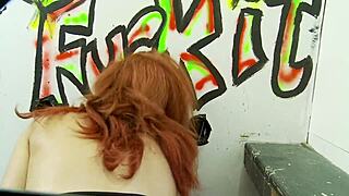 Bathroom detour turns into monster cock deepthroat session