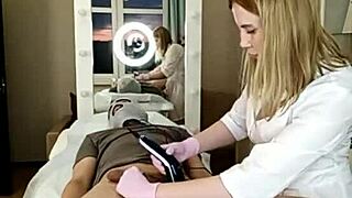 Russian Milf Shaves Pussy Close-Up Then Takes Hard Monster Cock Pound!