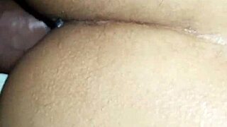 her tears flow as that huge cock stretches her tiny 18+ ass