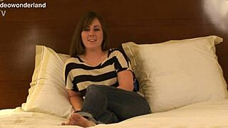 wearing his thick cum julie young 18+ after intense blowjob cowgirl and facial cumshot