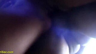 Saggy tit African teen endures wild backseat fisting fetish