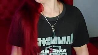 dad's friend catches latina masturbating on video call with juicy toys