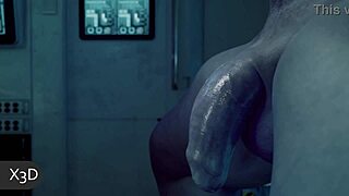 Black widow's big tits and ass bounce on monster black cock