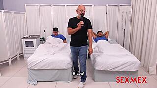 Sexy Doctors Seduce Big-Titted Patients Haide and Loree Love in Heels