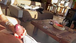 Cum in my mouth while I stroke you wild!