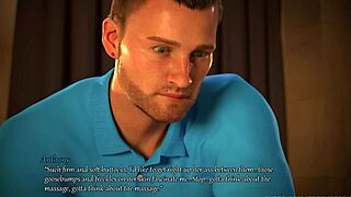 innocent massage turns steamy with fingering and boob play in erotic room