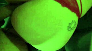 Asian Babe's Big Ass Clapped Hard Before Sloppy Blowjob