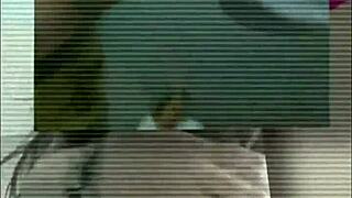 cute pigtail student post-shower gropes big tits horny ahegao pussy touch