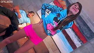 Cute Alysson And Bestie Share Intimate Cumshot Experience