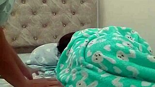 girlfriend waiting provocatively at home sparks real homemade lesbian play