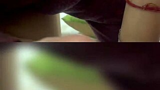 Hot Indian ebony babe's wet pussy gets licked deep during dirty kissing session