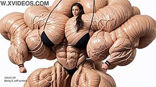 pump factory pumps natasha to massive muscle growth limits