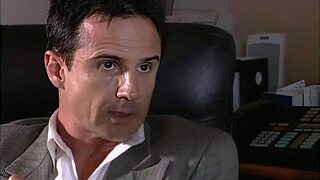 blonde milf brittney skye works desk as secretary in stockings