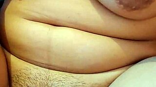 Pretty chubby latina teen shoves cucumber deep in shaved pussy on bed