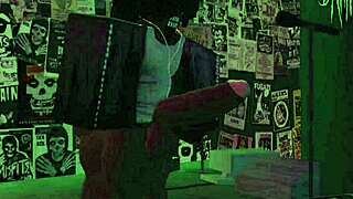 dami dances wild in the packed nightclub tonight