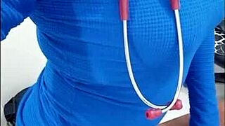 i can't resist this latina nurse's big ass and tits in hospital