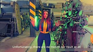 vault dweller's wet pussy and big tits cosplay tempts you into the ultimate rough sex arrangement.