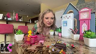 unaware giantess uncovers her hunger for screaming fighting tinies in pov femdom frenzy