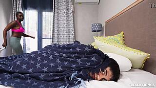 airhorn prank escalates to girlfriend facesitting deepthroat blowjob pussy licking cumshot spanking pov reality