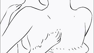 Smooth Skin Hentai Shows Intense Breast Body Absorption Fetish