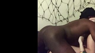 gorilla cock missionary wrecks tiny white pussy