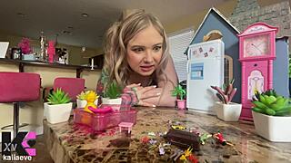 unaware giantess uncovers her hunger for screaming fighting tinies in pov femdom frenzy