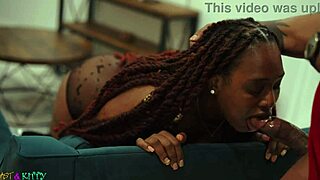 curvy ebony bent over poolside takes bbc doggystyle double cumshots