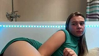 horny sexy student teen fingers fat ass big tits to orgasm in bathroom?