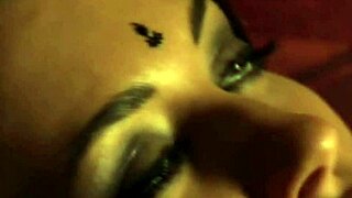 brunette indian babe dances nude teasing with erotic seduction moves