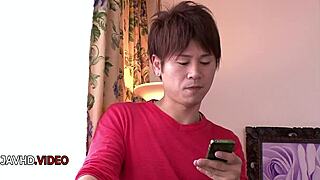 aww that cute japanese doll gives steamy blowjob then gets pounded hard in her hairy pussy